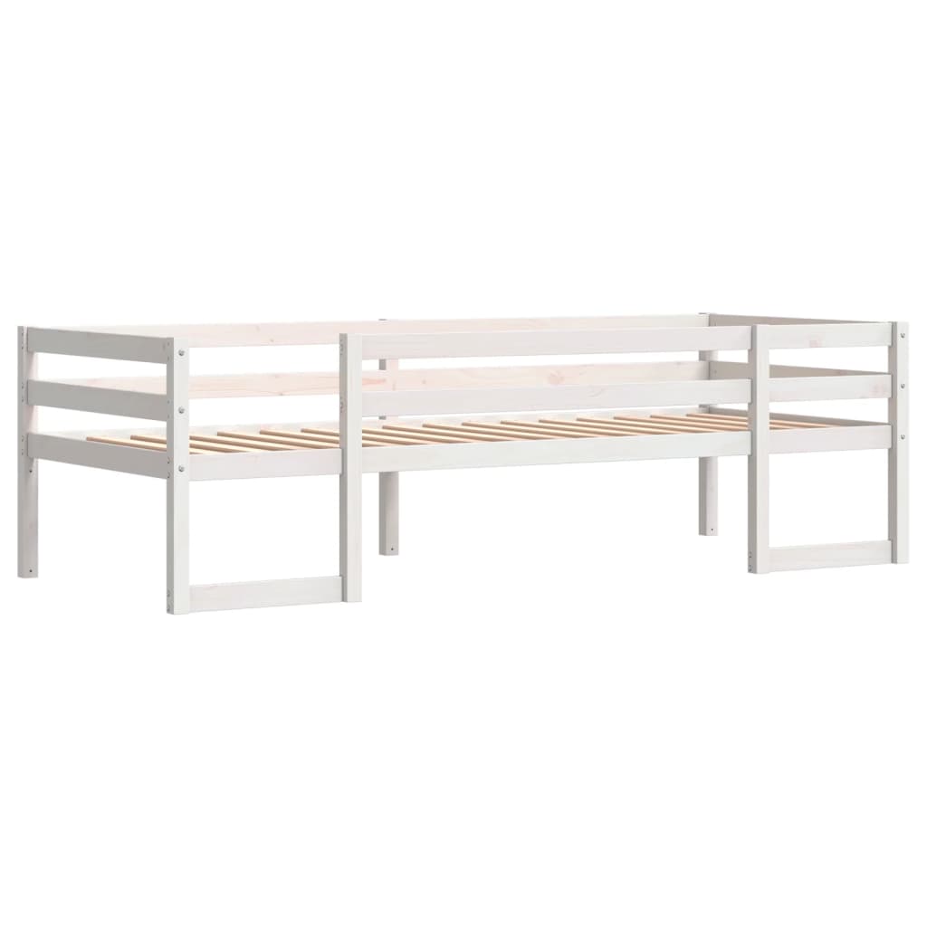Kids' Bed Frame without Mattress White 80x200 cm Solid Wood Pine